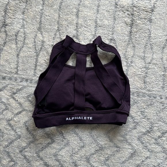 Alphalete Purple Strappy Sports Bra - Picture 2 of 2